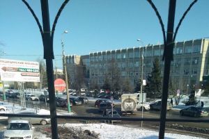 В Пензе на перекрестке образовалась куча мала