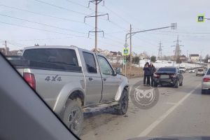 На окраине Пензы пикап впечатался в легковушку
