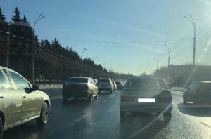 Из Арбекова в сторону центра Пензы образовалась серьезная пробка