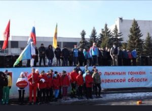 В Пензенской области проводится эстафета по лыжным гонкам