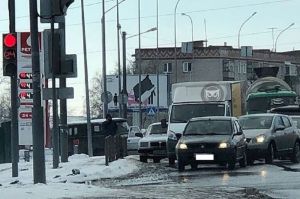 Авария в районе улицы Окружной в Пензе спровоцировала дорожную неразбериху