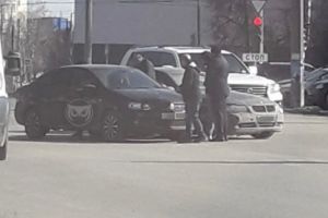 В Заводском районе Пензы иномарка врезалась в «BMW»