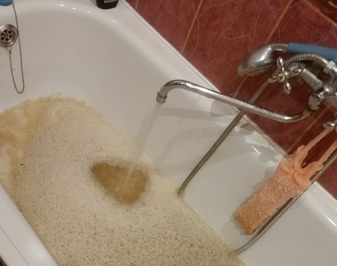 Ноу хау. В Кузнецке вода набирается в ванну уже с пеной