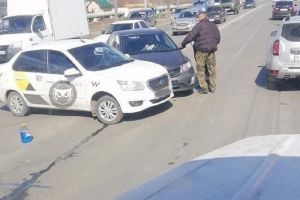 ДТП с «Яндекс.Такси» на улице Баумана спровоцировало пробку в Пензе