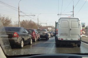 Пензенцы попали в пробку на Сурском мосту