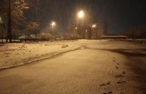 Пензу снова накрыл поздний апрельский снегопад