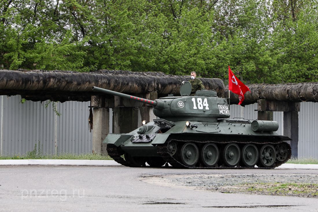 Восстановление танка Т-34, возможный перенос ЕГЭ и рост числа заболевших коронавирусом - новости Пензы за 8 мая