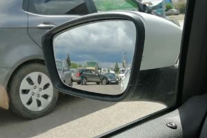 На выезде из Пензы авария спровоцировала пробку