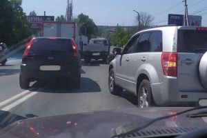 Авария в пензенском микрорайоне Север осложнила проезд транспорта