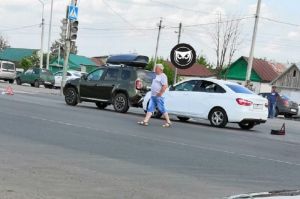На окраине Пензы два авто попали в ДТП