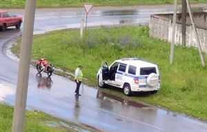 В Пензенской области полиция устроила погоню за подростками на мотоцикле