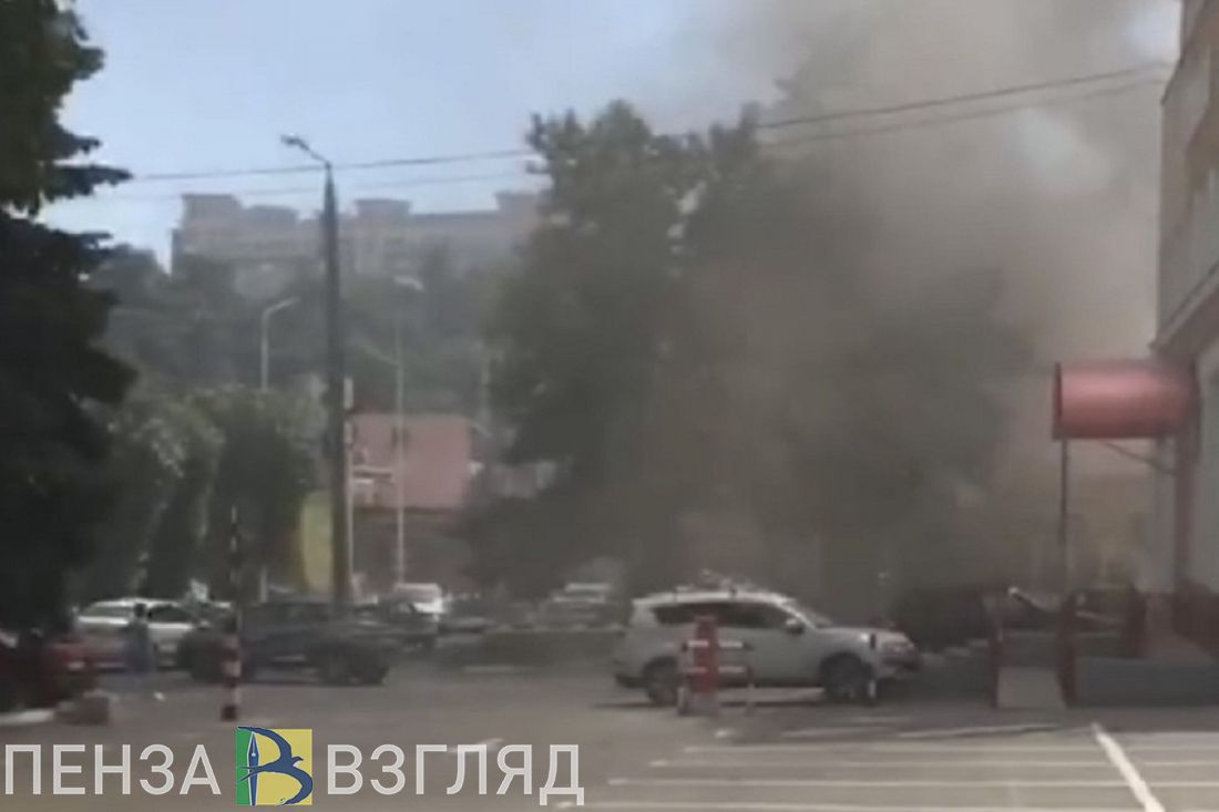 Пензенец сообщил о пожаре возле автозаправки