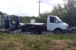 Опубликованы фото с места аварии у «моста дураков» в Пензе