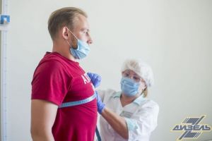 Хоккеисты пензенского «Дизеля» прошли медицинский осмотр