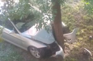 «В засос». В Пензе пьяная автоледи на «BMW» врезалась в дерево