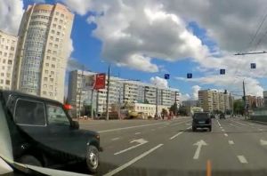 В Пензе водитель рисковал стать жертвой «терновской» разметки