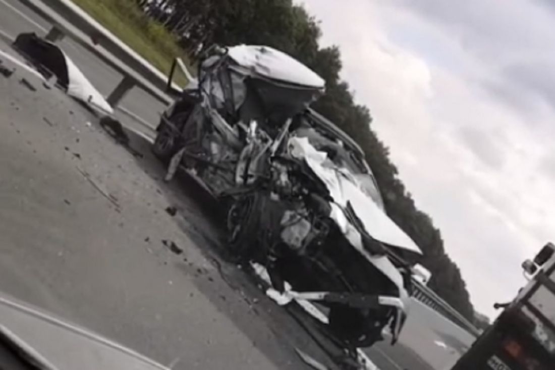 Появилось видео с последствиями страшного ДТП на трассе в Пензенской области