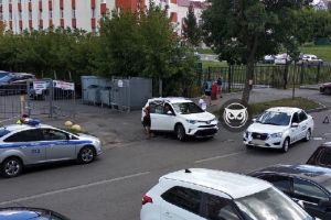 Авария с двумя иномарками в Пензе затруднила движение транспорта
