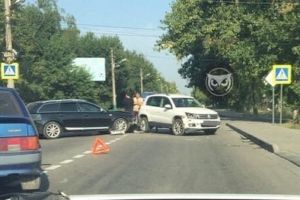Авария в пензенской Сосновке спровоцировала пробку
