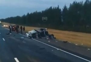 В Пензенской области произошла жуткая авария с фурой и легковым авто
