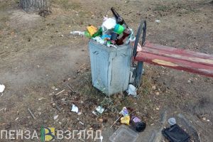 Сквер «Семейный» на ГПЗ-24 в Пензе рискует превратиться в свалку