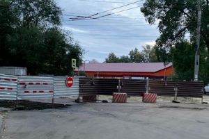 Пензенские водители сообщают о перекрытии улицы Крупской