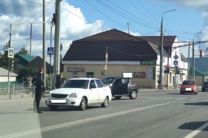 В пензенской Терновке произошла авария с двумя автомобилями