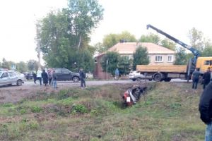 «Все живы?» В Пензенской области иномарка улетела в кювет