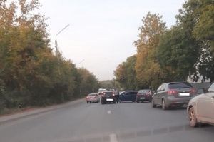 На Севере в Пензе из-за ДТП осложнено движение транспорта