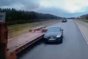 На видео попал момент жуткого ДТП на границе Мордовии и Пензенской области