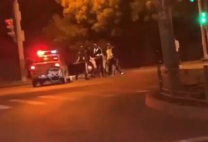 В Пензе сняли окончание полицейской погони за водителем на видео