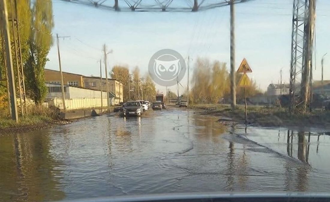 В Пензе затопило водой многострадальную улицу