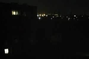 Фото ночного Кузнецка сравнили с «Черным квадратом» Малевича