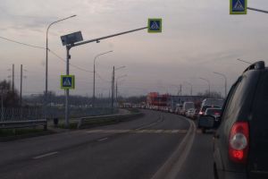 На окраине Пензы образовалась «эпическая» пробка