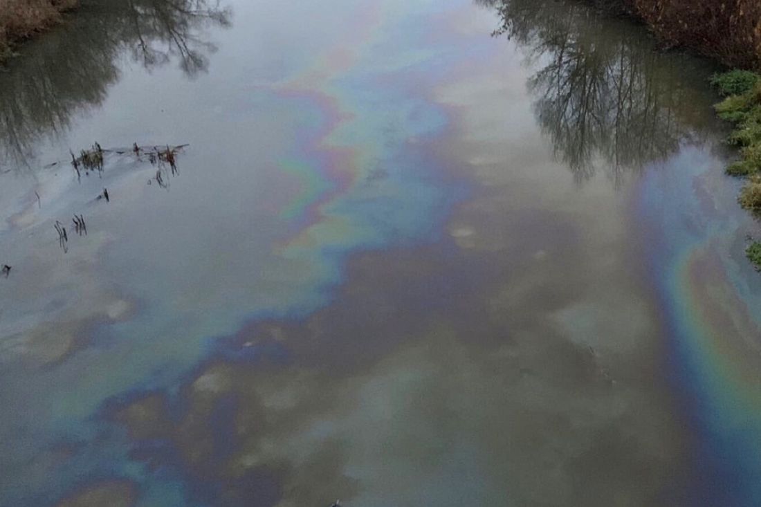 Горожанина обеспокоили масляные пятна на поверхности водоема в Пензе