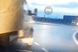 На видео попал момент ДТП на окраине Пензы