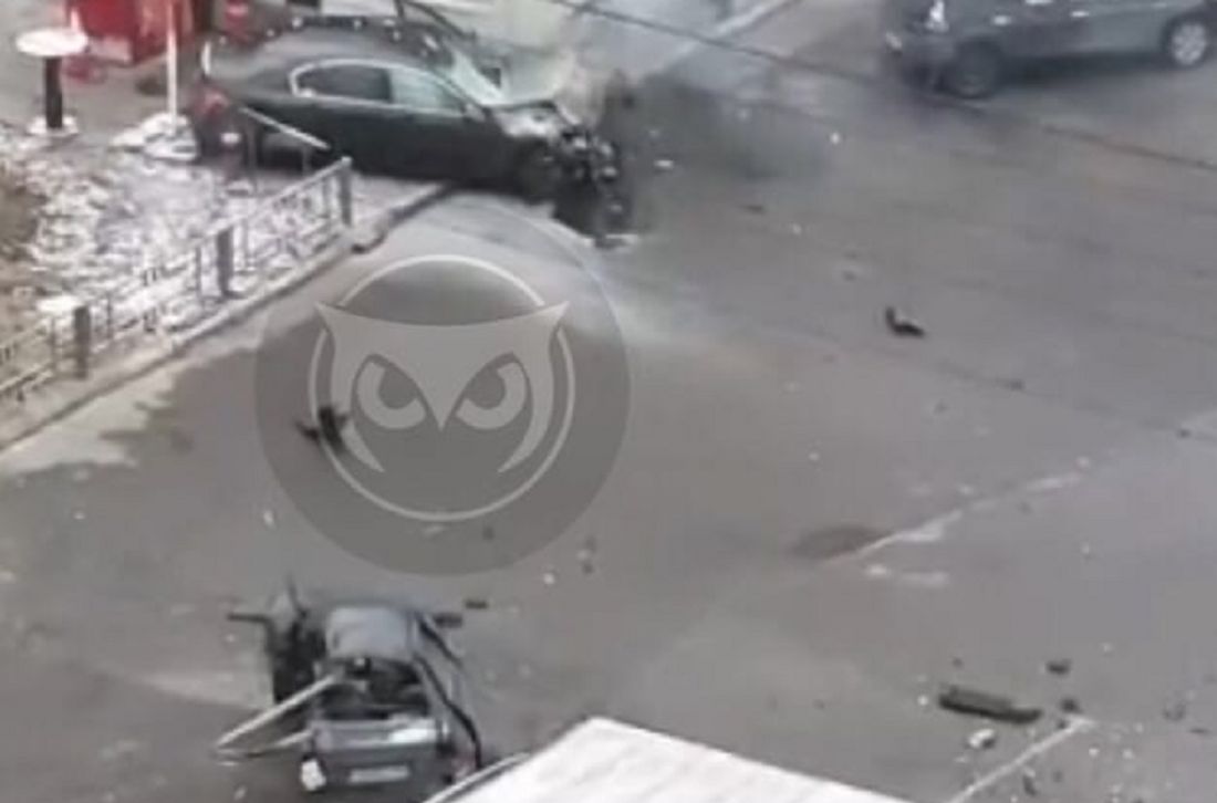 В Пензе две машины после столкновения превратились в груду металла