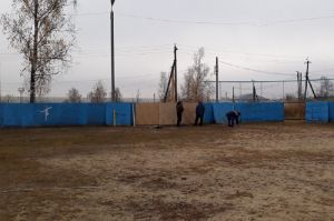 В Мокшанском районе благоустраивают места массового отдыха и спортивные объекты