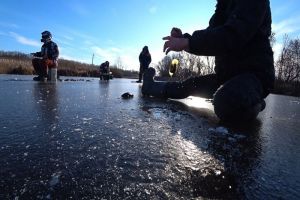 Экстремалы на льду: в Пензе открыт сезон зимнего лова