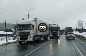 На трассе М-5 в Пензенской области столкнулись две фуры