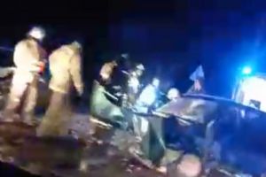 Последствия страшной аварии под Кузнецком попали на видео
