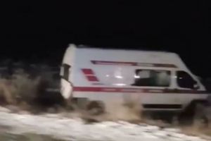 В Пензенском районе автомобиль «скорой помощи» вылетел в кювет