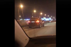 На обледеневшем путепроводе в Пензе случилось ДТП. Видео