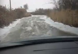 На улице Аустрина в Пензе произошел потоп. Видео