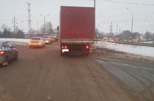 Пензенцы сообщают о дорожном коллапсе в микрорайоне Север
