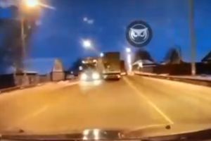 На видео попал момент смертельного ДТП в Кузнецком районе