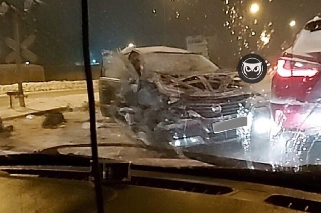Иномарка угодила в жесткую аварию в Пензе