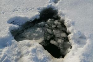 В Пензенской области рыбак провалился на реке под лед