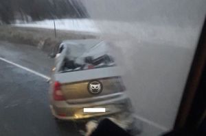 В ДТП под Пензой у легковушки оказалась серьезно покорежена крыша
