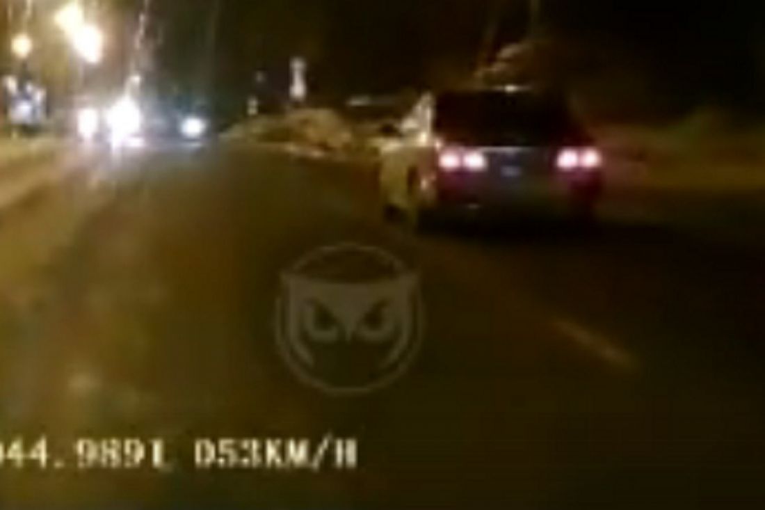 Момент аварии на улице Вишневой в Пензе попал на видео